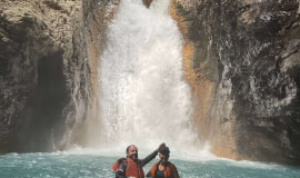 Wet & Wild Combo La Leona Waterfall Trek - Colorado River Tubing